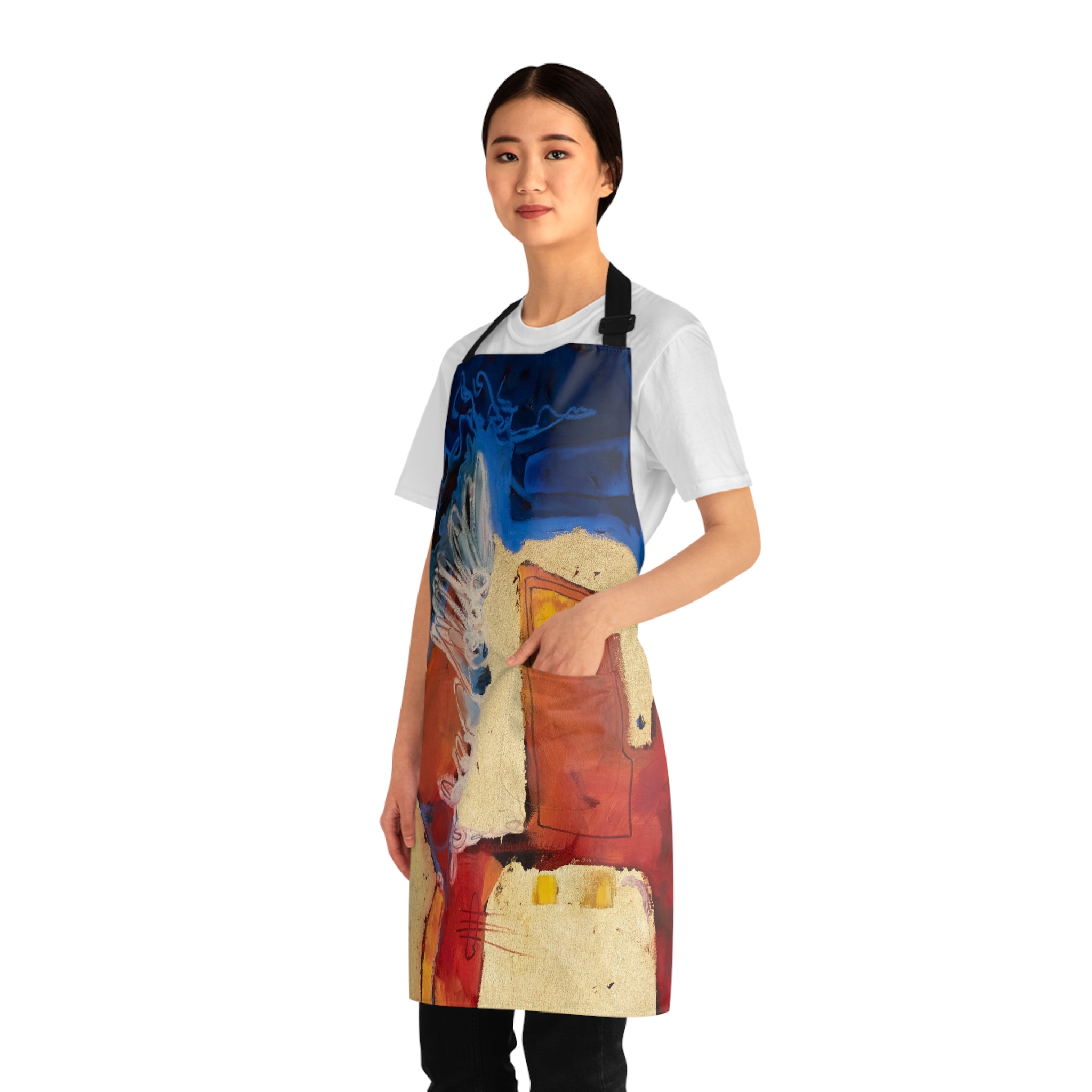 Kitchen Apron with Unique Design, for Baking, Grilling, Dinner Party - Let Change Happen - Image 9