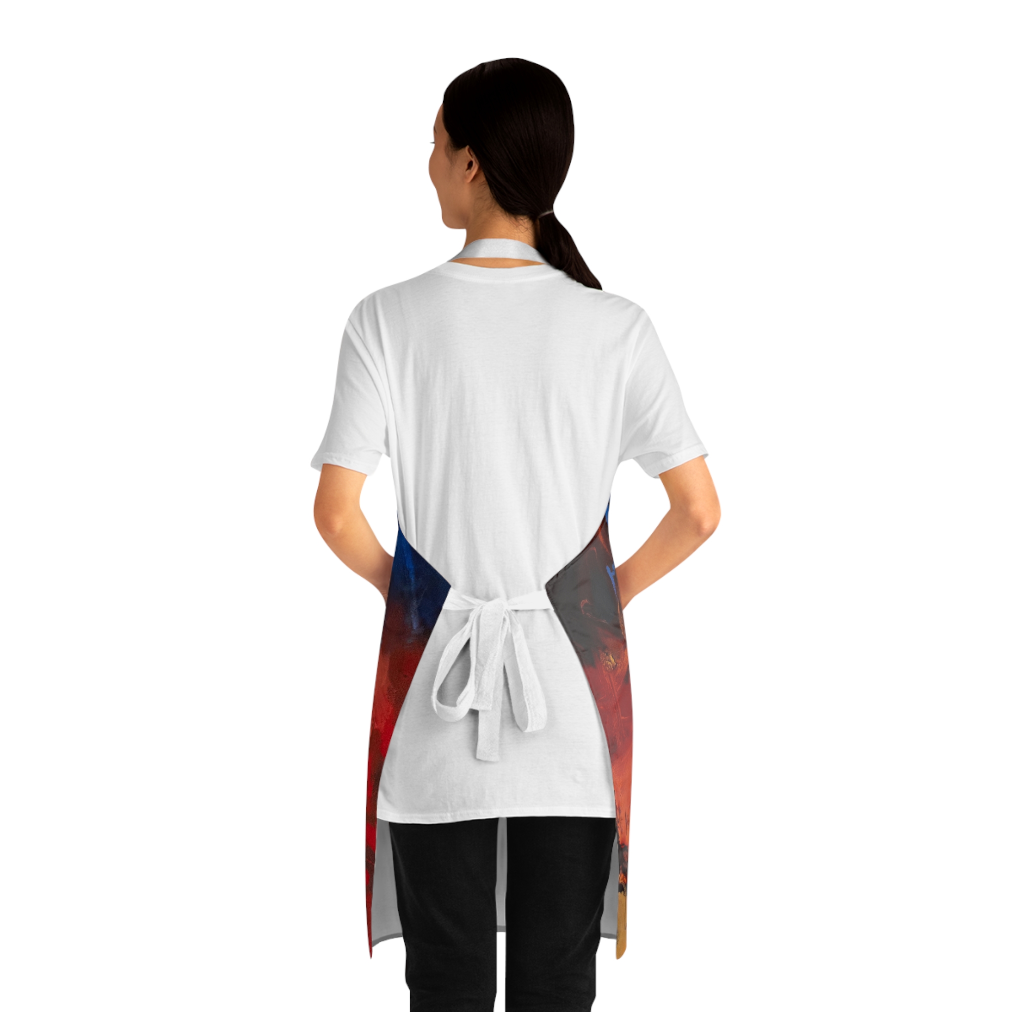 Kitchen Apron with Unique Design, for Baking, Grilling, Dinner Party - Let Change Happen - Image 2
