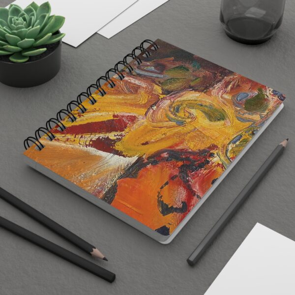 Spiral Bound Journal/Notebook, Lined, 5x7, Creative Writing or Daily Journal, Gift for Writers - Breaking Through - Image 8