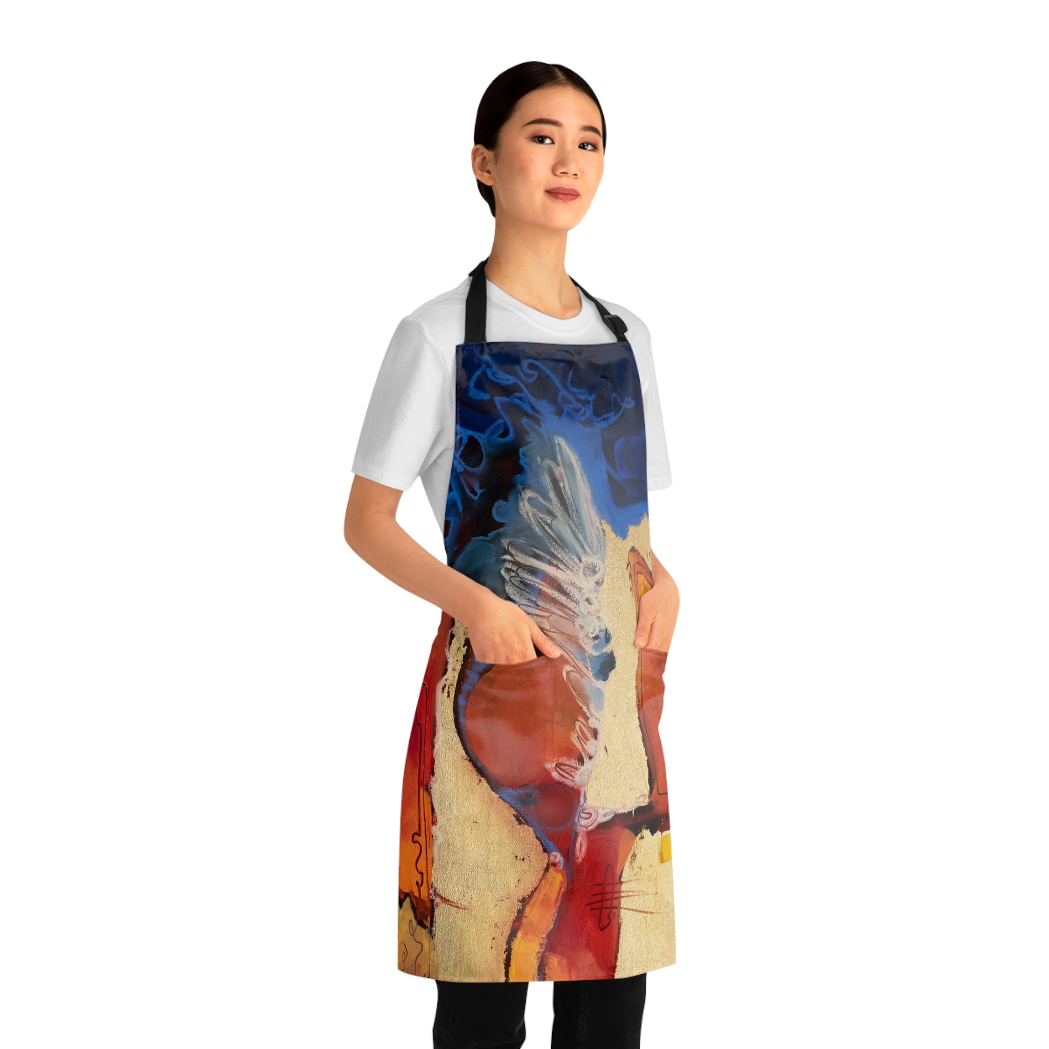 Kitchen Apron with Unique Design, for Baking, Grilling, Dinner Party - Let Change Happen - Image 10