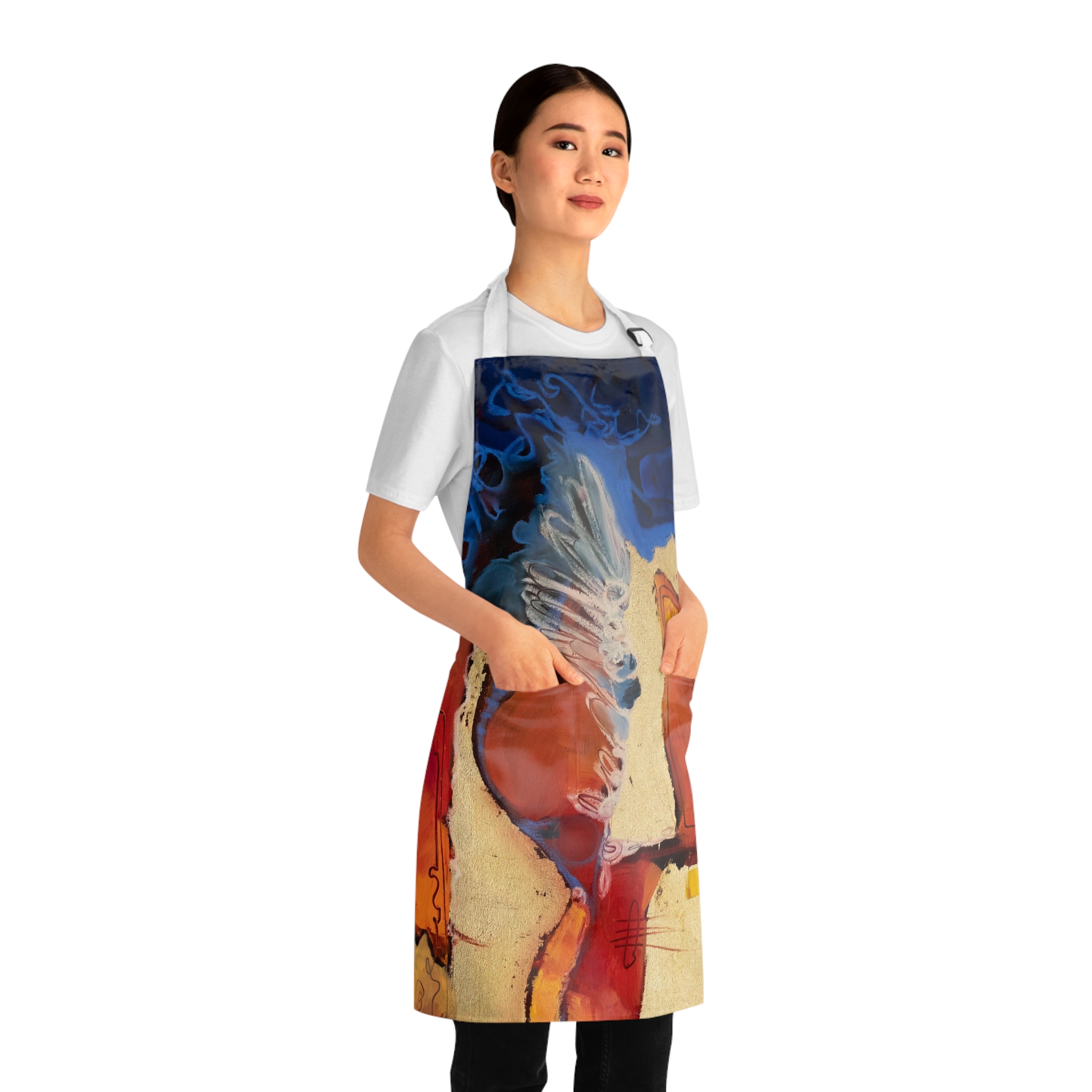 Kitchen Apron with Unique Design, for Baking, Grilling, Dinner Party - Let Change Happen - Image 5
