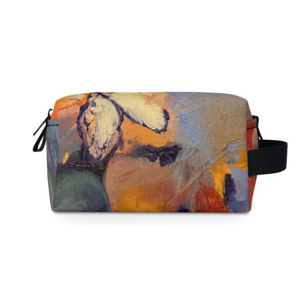 Fruitful Investigation - Vibrant Artisan Toiletry Bag - Multipurpose Travel and Cosmetic Pouch