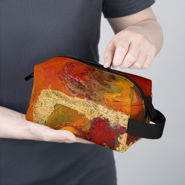 Integrating - Vibrant Artisan Toiletry Bag - Multipurpose Travel and Cosmetic Pouch - Image 7