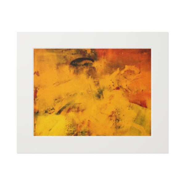 Study In Orange One - Fine Art Prints (Passepartout Paper Frame) - Image 5