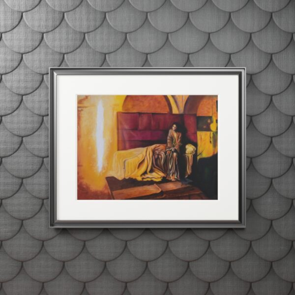 The Annunciation, reproduction - Fine Art Prints (Passepartout Paper Frame) - Image 7