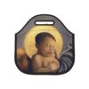 Unto Us Is Born - Neoprene Lunch Bags - Insulated Food Tote - Image 5