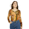 A Private Premise - Artistic V-Neck Long-Sleeve Shirt - Image 7